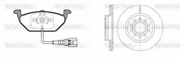 Brake Kit, disc brake (87333.05)