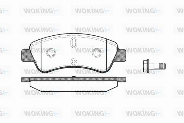Brake Pad Set, disc brake (P9403.10)