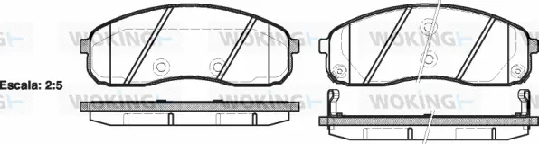 Brake Pad Set, disc brake (P13443.02)