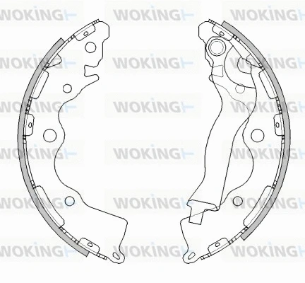 Brake Shoe, parking brake (Z4525.00)