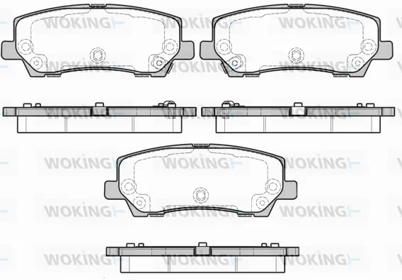 Brake Pad Set, disc brake (P17213.15)