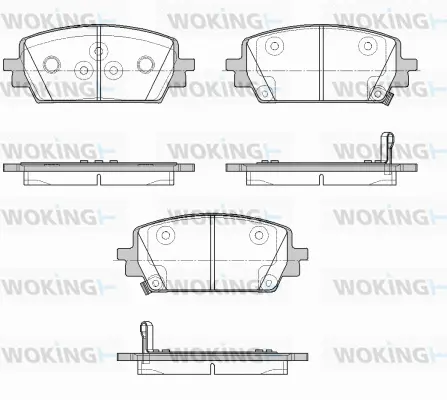 Brake Pad Set, disc brake (P18433.02)