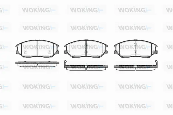 Brake Pad Set, disc brake (P11853.02)