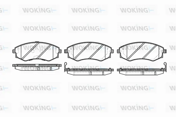 Brake Pad Set, disc brake (P2183.42)