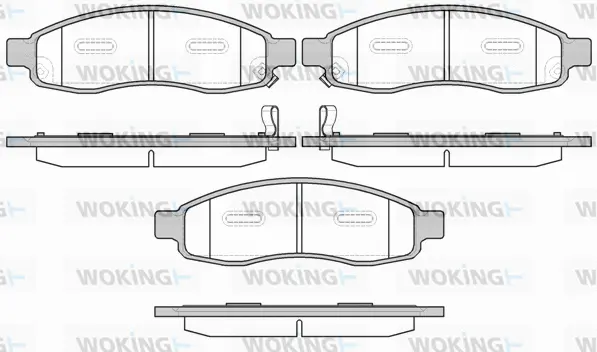 Brake Pad Set, disc brake (P11943.32)