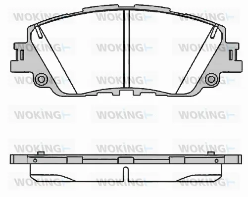 Brake Pad Set, disc brake (P16873.00)
