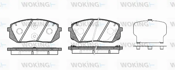 Brake Pad Set, disc brake (P12023.22)