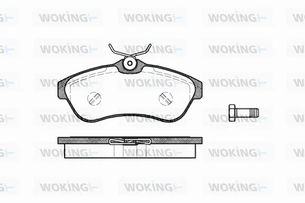 Brake Pad Set, disc brake (P9803.00)