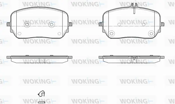 Brake Pad Set, disc brake (P19793.00)