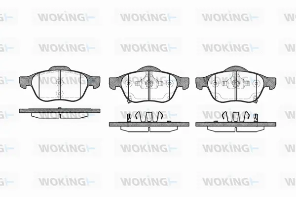 Brake Pad Set, disc brake (P11543.02)