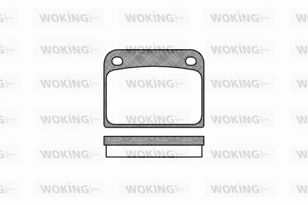 Brake Pad Set, disc brake (P1853.00)
