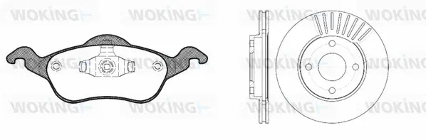 Brake Kit, disc brake (87913.00)