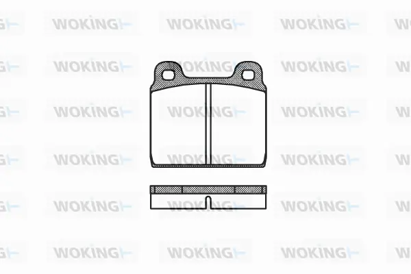 Brake Pad Set, disc brake (P1023.00)