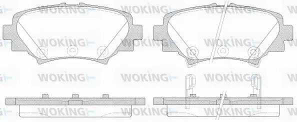 Brake Pad Set, disc brake (P14703.02)