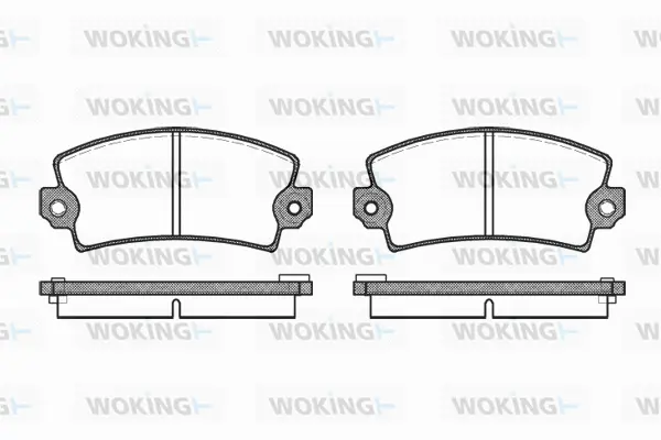 Brake Pad Set, disc brake (P1213.06)