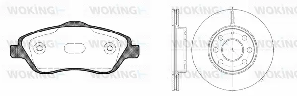 Brake Kit, disc brake (86743.06)