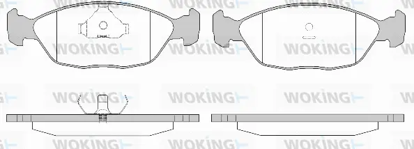 Brake Pad Set, disc brake (P7443.00)