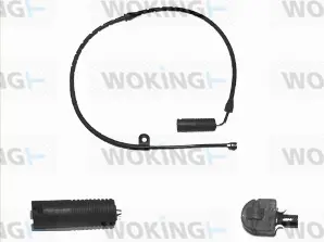 Warning Contact, brake pad wear (001049)