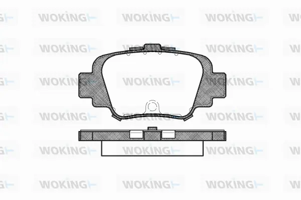 Brake Pad Set, disc brake (P5993.00)