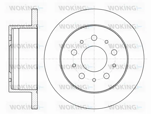 Brake Disc (D61055.00)