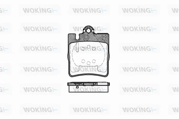 Brake Pad Set, disc brake (P6093.00)