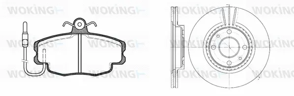 Brake Kit, disc brake (80413.02)