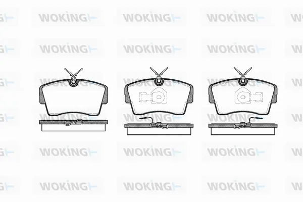 Brake Pad Set, disc brake (P0733.00)