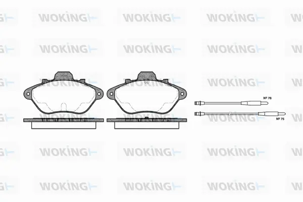 Brake Pad Set, disc brake (P2103.14)