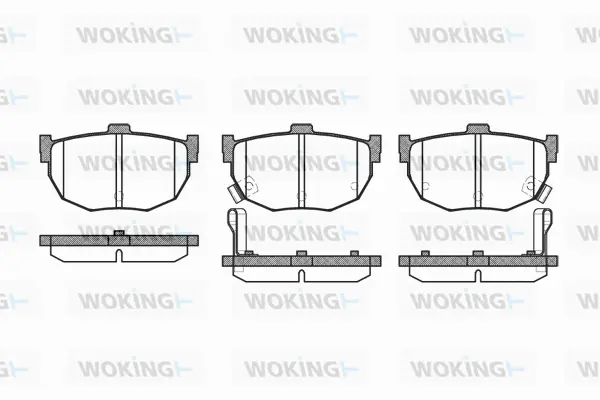 Brake Pad Set, disc brake (P3943.32)