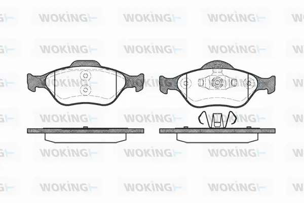 Brake Pad Set, disc brake (P6663.00)