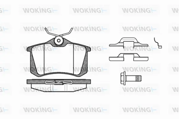 Brake Pad Set, disc brake (P3633.16)