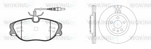 Brake Kit, disc brake (82053.00)