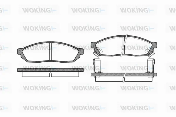 Brake Pad Set, disc brake (P0113.02)