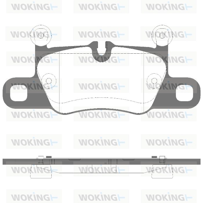 Brake Pad Set, disc brake (P16143.30)