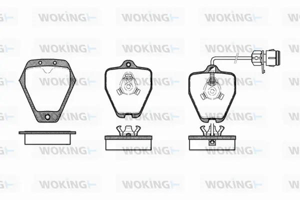Brake Pad Set, disc brake (P4083.12)