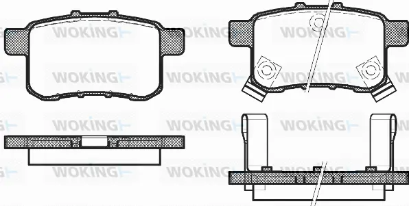 Brake Pad Set, disc brake (P12323.02)