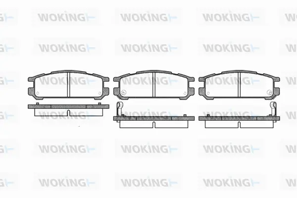Brake Pad Set, disc brake (P2423.02)