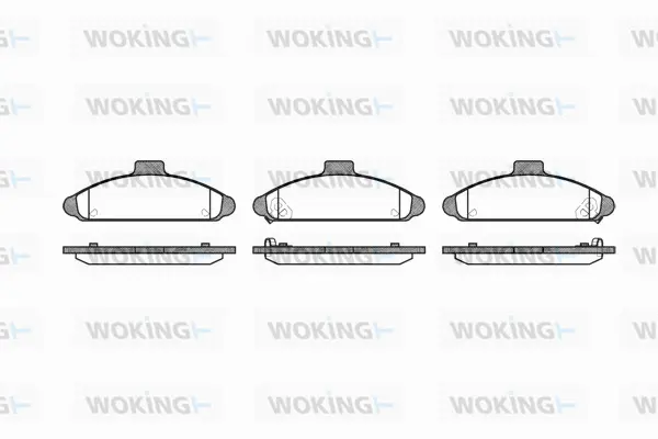 Brake Pad Set, disc brake (P5043.02)