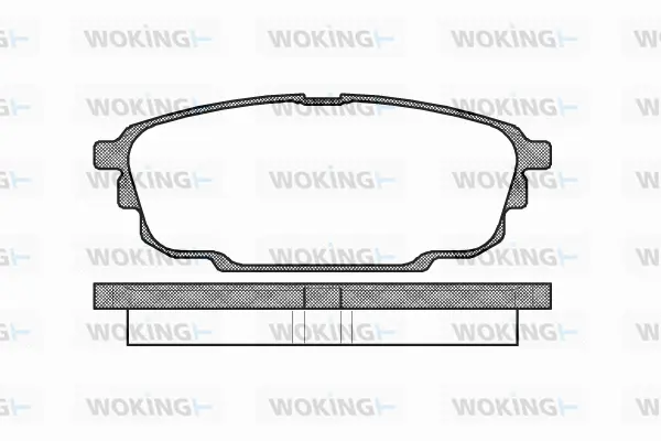 Brake Pad Set, disc brake (P9513.00)
