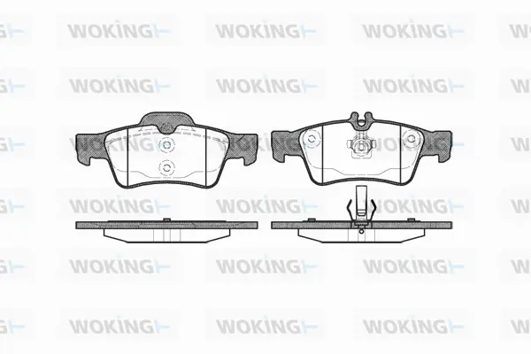 Brake Pad Set, disc brake (P8913.00)