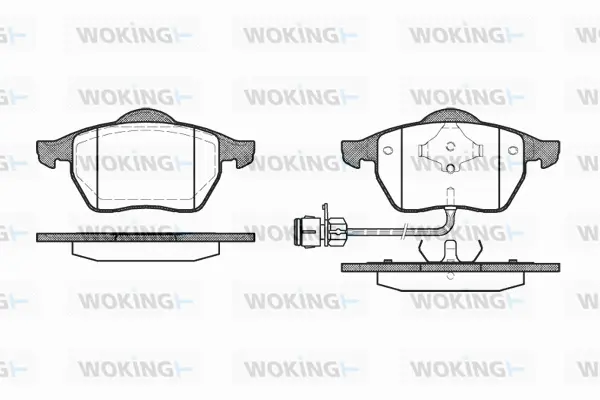 Brake Pad Set, disc brake (P2903.02)