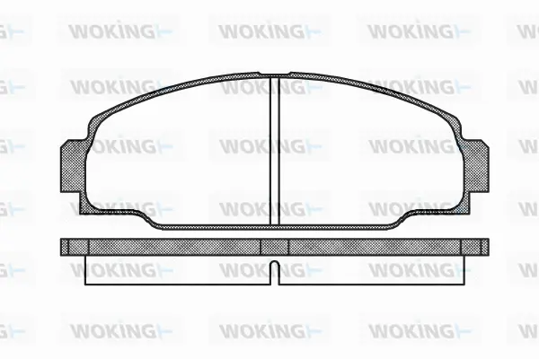Brake Pad Set, disc brake (P3743.00)