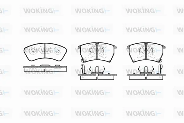 Brake Pad Set, disc brake (P3343.02)