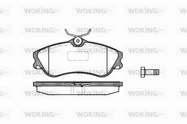 Brake Pad Set, disc brake (P7343.00)