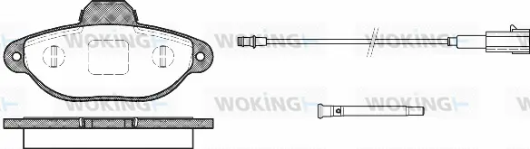 Brake Pad Set, disc brake (P5143.21)
