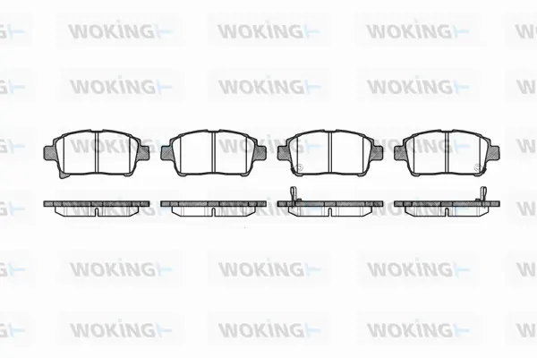 Brake Pad Set, disc brake (P8713.02)