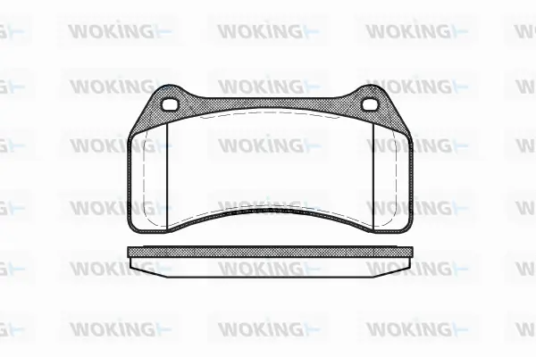 Brake Pad Set, disc brake (P9953.00)