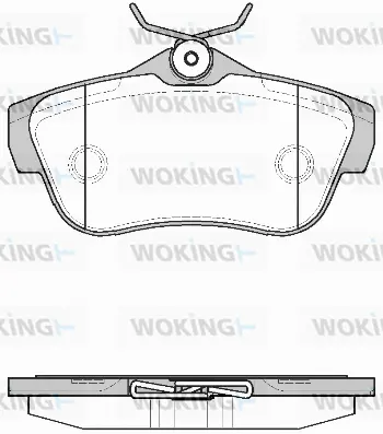 Brake Pad Set, disc brake (P13993.00)