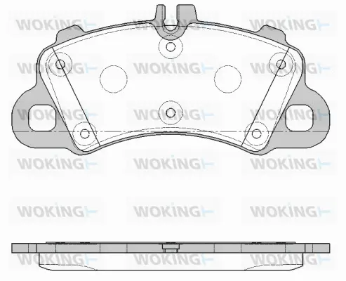 Brake Pad Set, disc brake (P19623.00)
