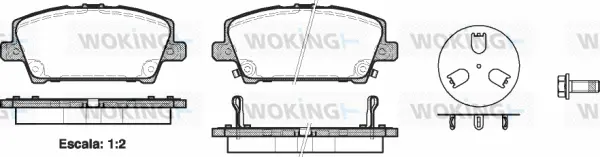 Brake Pad Set, disc brake (P13053.02)